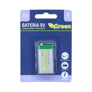 BATERIA 9V BLISTER GREEN