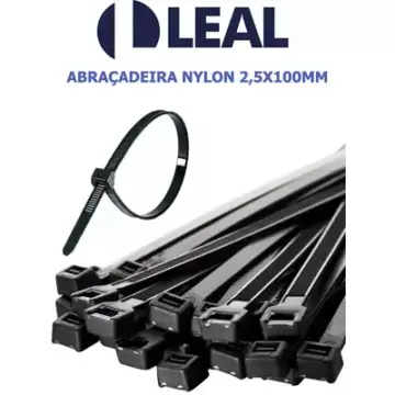 ABRACADEIRA NYLON 2.5X100MM PTO C/100