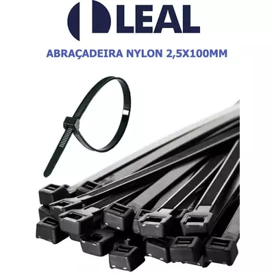 ABRACADEIRA NYLON 2.5X100MM PTO C/100