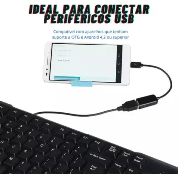 CABO P/ DADOS VIA USB - OTG/