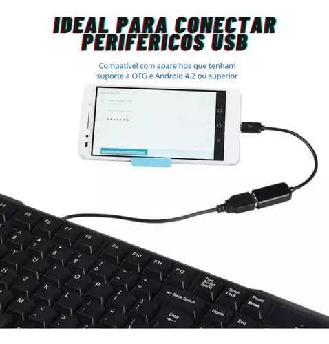 CABO P/ DADOS VIA USB - OTG/