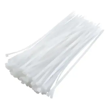 Abracadeira Nylon 100x2,5mm Branca, Pcte 100und