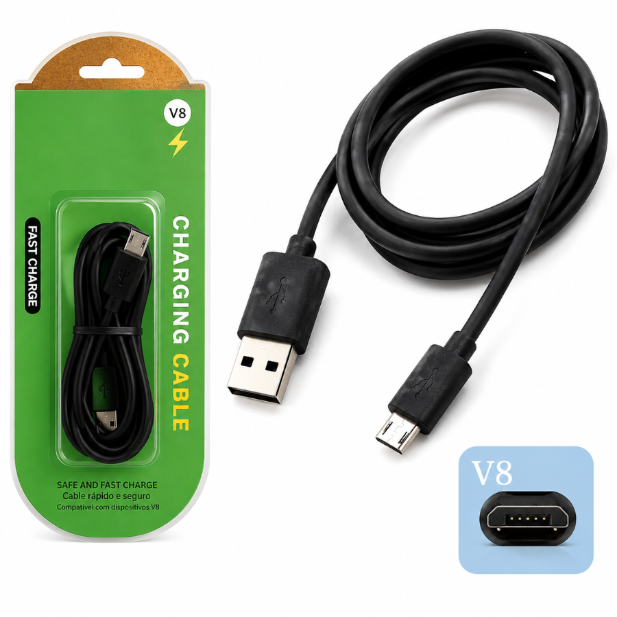 CABO V8 PARA CELULAR