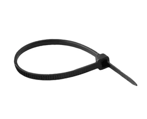 Abracadeira Nylon 200x2,5mm Preta, Pcte 100und